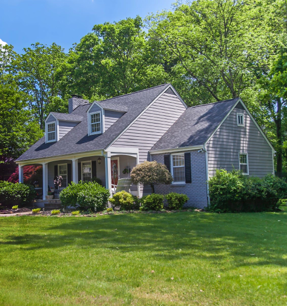 beautiful house on a wide yard