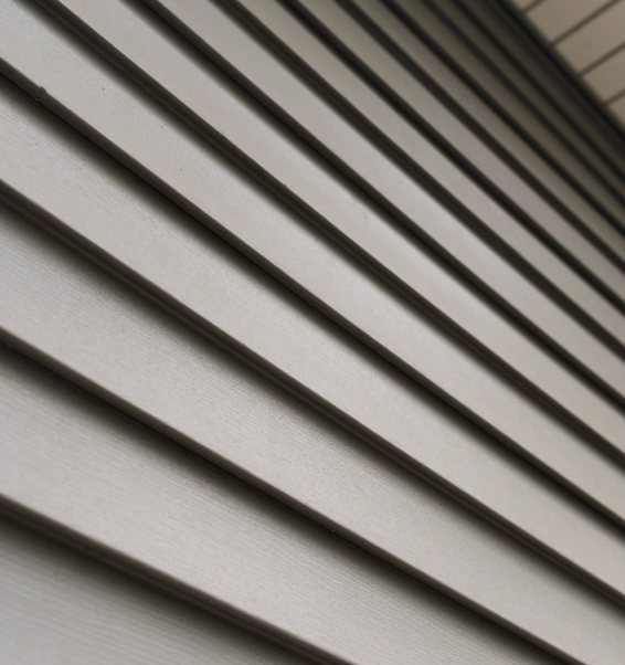 new installed siding