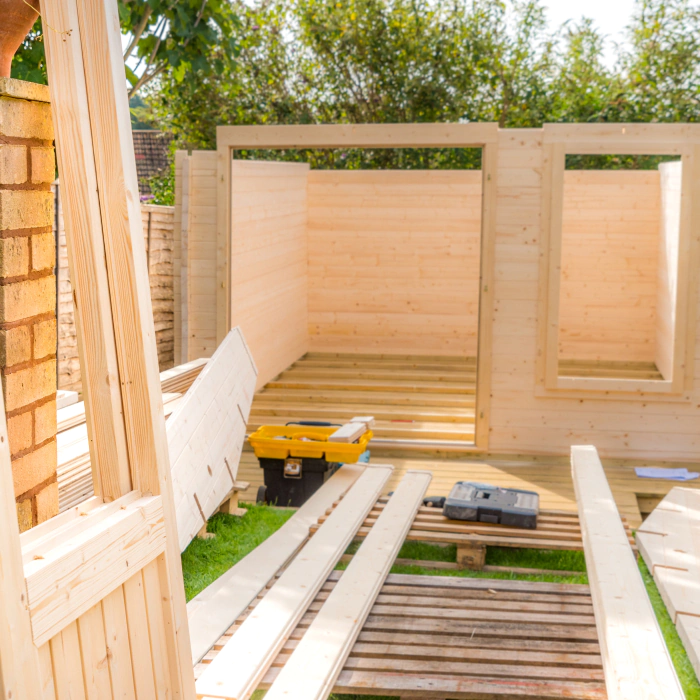 shed studio construction